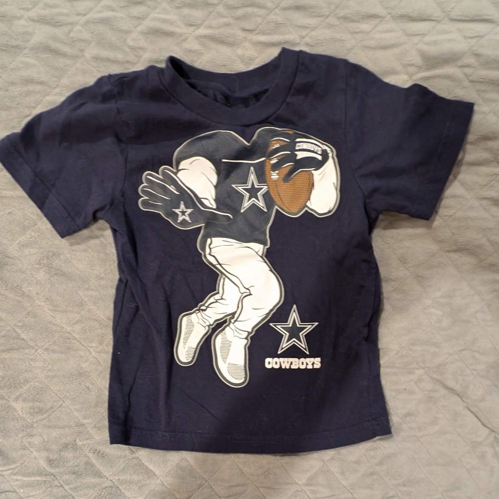 NFL 2T Navy Dallas Cowboys Kids Graphic Tee